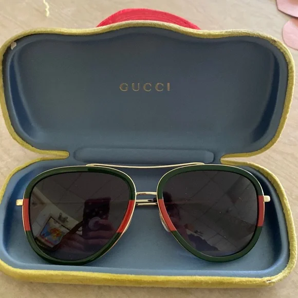 Gucci | Accessories | Im Selling My Gucci Aviator Sunglasses 